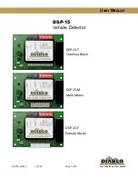 Preview for 1 page of Diablo Controls DSP-15 User Manual