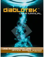 Preview for 1 page of Diablotek UDP-650F User Manual