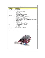 Diablotek V5500-P256 Specifications preview