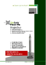 Preview for 1 page of DIADEM DiaSafe Floor-Fix Single Duo Installation Manual