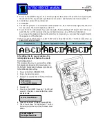 Предварительный просмотр 39 страницы Diagraph I.V./700 Service Manual