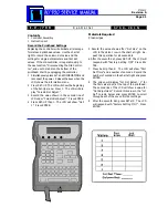 Предварительный просмотр 41 страницы Diagraph I.V./700 Service Manual