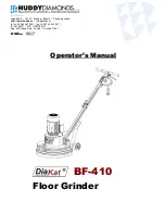 DIAKAT BF-410 Operator'S Manual preview