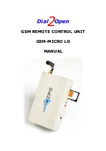 Preview for 1 page of Dial2Open GSM-Micro LD Quick Start Manual