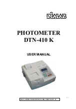 DIALAB DTN-410 K User Manual preview