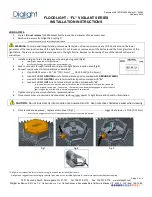 Preview for 3 page of Dialight FL VIGILANT SERIES Installation Instructions