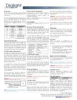 Preview for 4 page of Dialight SafeSite Operating Instructions Manual