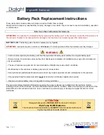 Dialight Vigilant Bulkhead Replacement Instructions preview