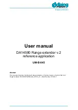 Dialog Semiconductor DA14580 User Manual предпросмотр