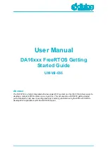 Dialog Semiconductor DA16 Series Getting Started Manual предпросмотр