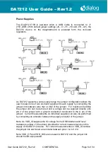 Предварительный просмотр 6 страницы Dialog Semiconductor DA7212 User Manual