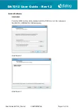 Предварительный просмотр 11 страницы Dialog Semiconductor DA7212 User Manual