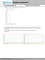 Preview for 42 page of Dialog Semiconductor DA852 Series User Manual