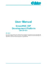 Dialog Semiconductor UM-GP-007 User Manual предпросмотр