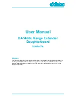 Dialog DA1468 Series User Manual предпросмотр