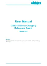 Предварительный просмотр 1 страницы Dialog DA9318 User Manual