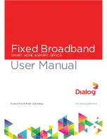 Предварительный просмотр 1 страницы Dialog Fixed Broadband User Manual