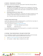 Предварительный просмотр 6 страницы Dialog Fixed Broadband User Manual