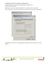 Предварительный просмотр 19 страницы Dialog Fixed Broadband User Manual
