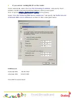 Предварительный просмотр 20 страницы Dialog Fixed Broadband User Manual