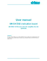 Dialog UM-DA7202 User Manual preview