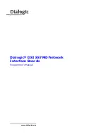 Предварительный просмотр 1 страницы Dialogic DSI SS7MD Programmer'S Manual