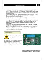 Preview for 5 page of Diamant D10LW Installation And Maintenance Instructions Manual