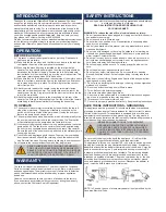 Preview for 2 page of DiamaPro Systems WVX-P Owner'S Manual