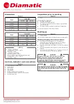 Preview for 9 page of Diamatic 3140 DBP Instruction Manual