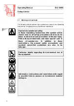 Preview for 10 page of Diamatic BG-180EC Operating Manual