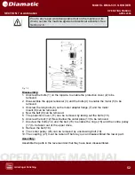 Предварительный просмотр 53 страницы Diamatic BMG-535 Operating Manual