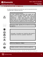 Preview for 6 page of Diamatic BMG-780 ULTRAPRO Operating Manual