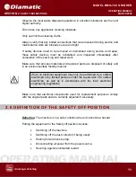 Preview for 12 page of Diamatic BMG-780 ULTRAPRO Operating Manual