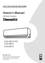 Diamond Air D1612DIYI115V Owner'S Manual preview