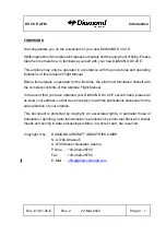 Preview for 3 page of Diamond Aircraft DV 20 E Flight Manual