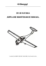 Diamond Aircraft DV 20 KATANA Maintenance Manual preview