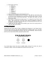 Предварительный просмотр 8 страницы Diamond Amplification Guitar Amplifier Owner'S Manual