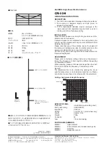 Preview for 2 page of Diamond Antenna CR-10H Operating Instructions