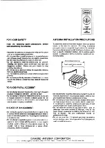 Preview for 2 page of Diamond Antenna D130J Operating Manual