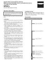 Diamond Antenna HF6CL Operation Instructions preview