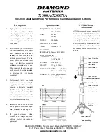 Preview for 1 page of Diamond Antenna X300NA Manual