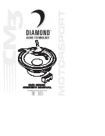 Предварительный просмотр 2 страницы Diamond Audio Technology CM341 Owner'S Manual