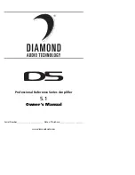Предварительный просмотр 2 страницы Diamond Audio Technology D5 5.1 Owner'S Manual
