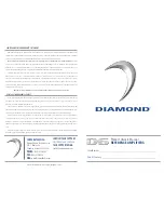 Предварительный просмотр 1 страницы Diamond Audio Technology D6 300.4 Owner'S Manual