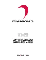 Предварительный просмотр 1 страницы Diamond Audio Technology D652 Installation Manual