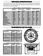 Предварительный просмотр 3 страницы Diamond Audio Technology M5102.4 Owner'S Manual