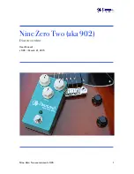 Diamond Guitar Pedals Nine Zero Two User Manual preview