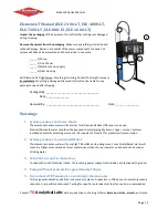 Diamond H2O Element ELE-1600-LT Manual preview