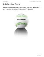 Предварительный просмотр 9 страницы Diamond Kinetics PitchTracker Baseball Manual