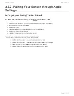 Preview for 16 page of Diamond Kinetics SwingTracker Manual